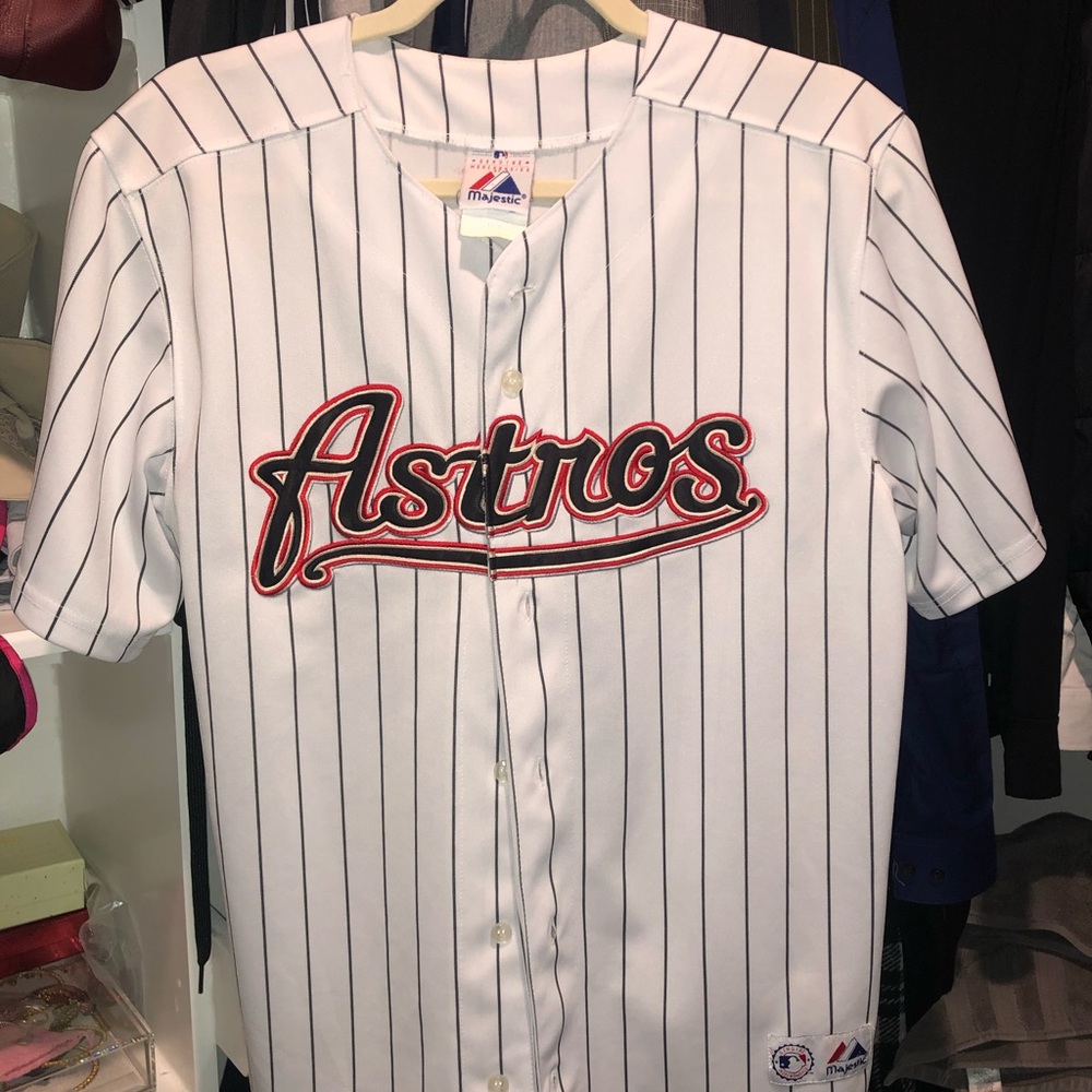 Majestic Youth 14/16 - Mens Medium - Women’s Large - Vintage Astros Jersey ⚾️